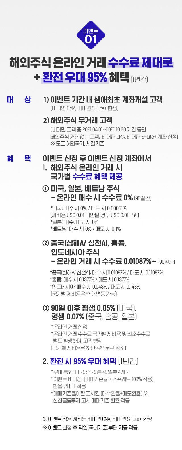 해외주식 온라인 거래 수수료 제대로 이벤트